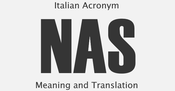 NAS Acronym Meaning